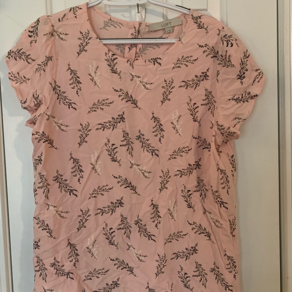 Loft floral blouse